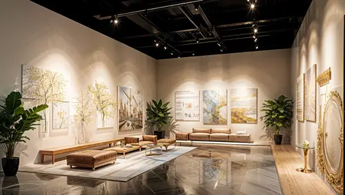 Minimalist Exhibition Space: One Roof, Many Stories