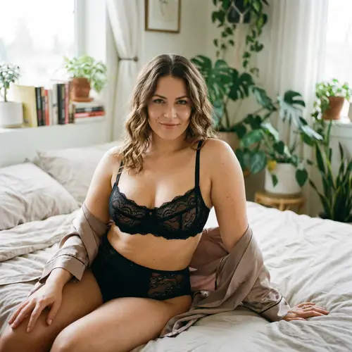 Stunning Lingerie Woman: Elegant & Beautiful