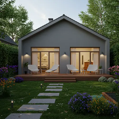 Modern Small House with Garden