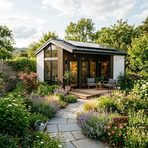 Modern Small House with Garden