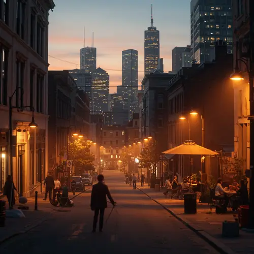 Realistic Business City Landscape for Freelancers