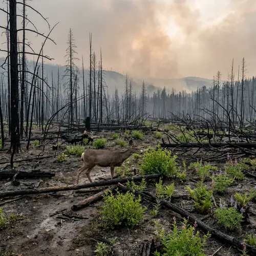 Yellowstone Forest Fire Aftermath | Nature's Resilience Displayed