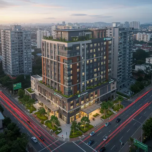 Modern 7-Storey Wyndham Hotel Concept