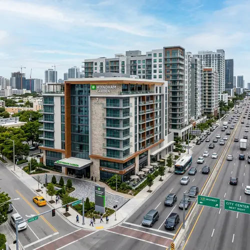 Modern 7-Storey Wyndham Hotel Concept