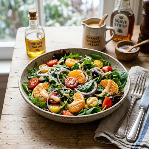 Winter Salad with Field Greens and Citrus