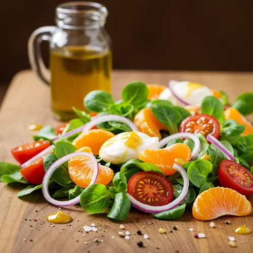 Winter Salad with Field Greens and Citrus