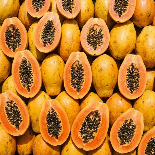 Vibrant Papaya Photo - Sunlit Summer Freshness
