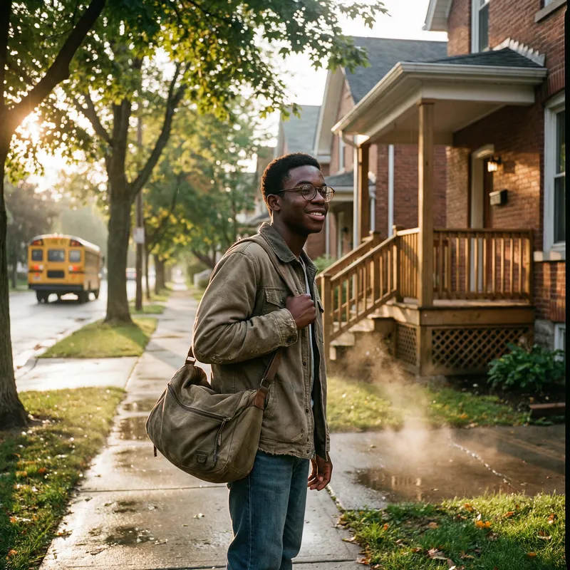 African Student Heading Home: Tired yet Triumphant African Student Heading Home: Tired yet Triumphant