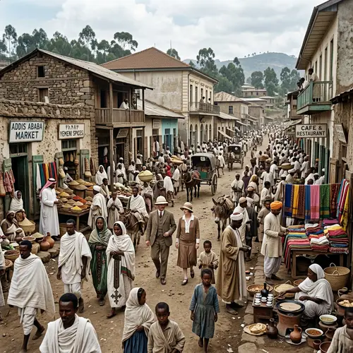 Cultural Diversity of Old Addis Ababa - Multicultural Scenes