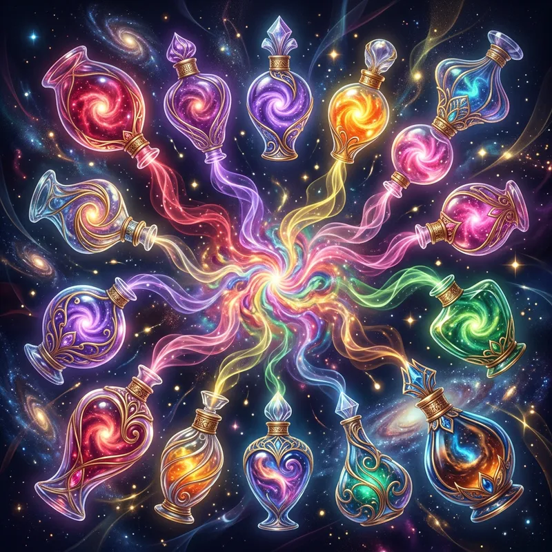 Abstract Perfumery Art: Nebula-like Scents Symphony Abstract Perfumery Art: Nebula-like Scents Symphony