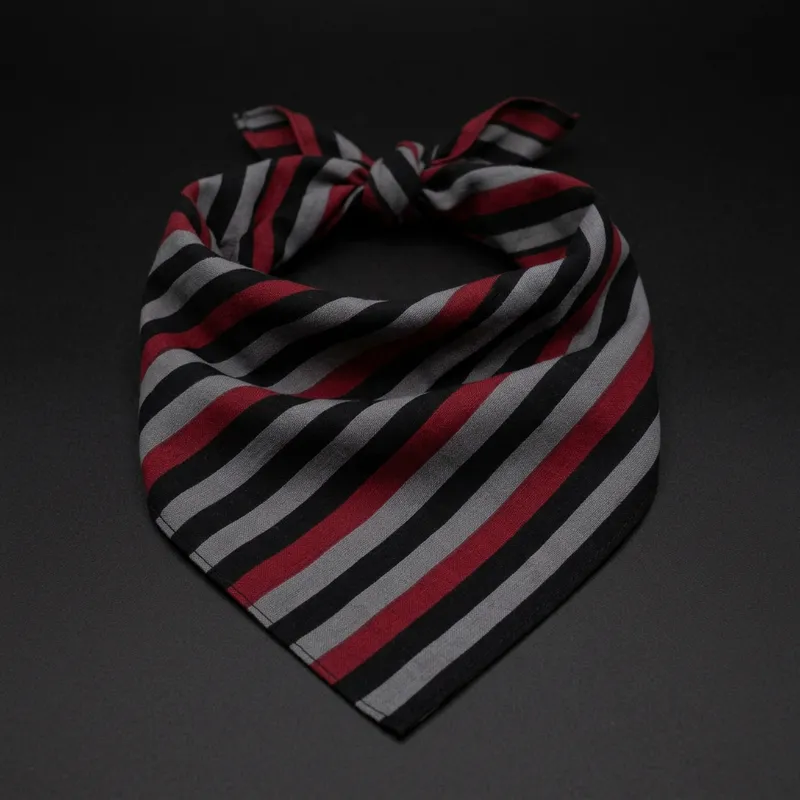 Stylish Black, Red & Grey Bandana | Limited Stock Available