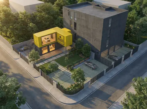 3D Bird’s Eye View Architectural Design for JAN29 Office