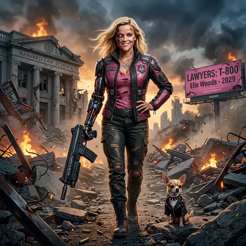 Elle Woods as a Terminator - A Unique Fusion