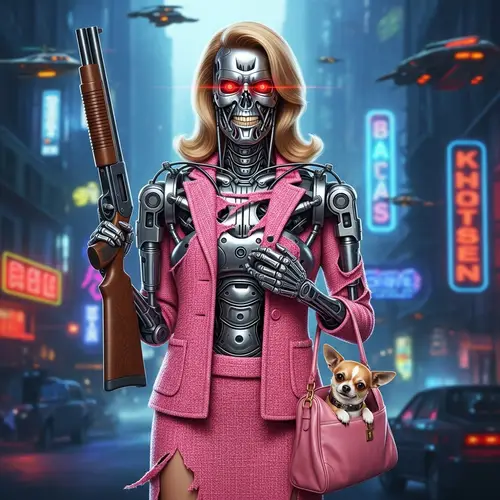 Elle Woods as a Terminator - A Unique Fusion