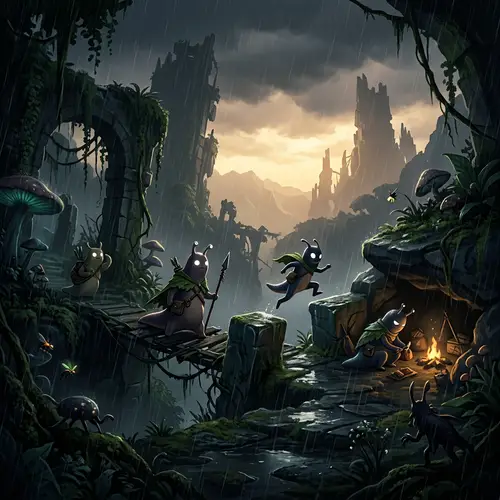 Explore the Rain World: A Stunning Landscape Scene