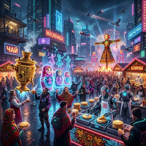 Cyber Maslenitsa: Traditional Russian Festival with a Cyber Twist