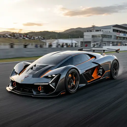 Corvette ZR1X and Lamborghini Tezro Hybrid