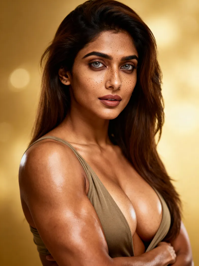 Stunning South Asian Model in Fashion Photography