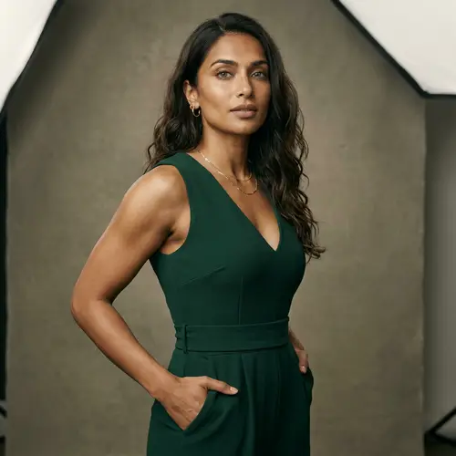 Stunning South Asian Model in Fashion Photography