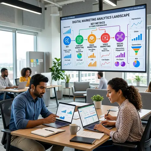 Digital Marketing Analytics Landscape with SEO & Social Media Metrics