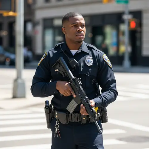 Police Constable with Gun: Duties & Responsibilities