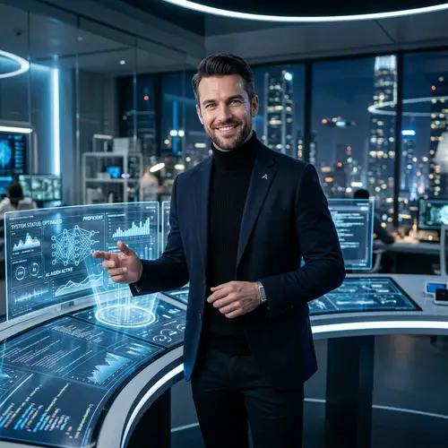 Smart & Charming Male AI Character - Proficient Male AI