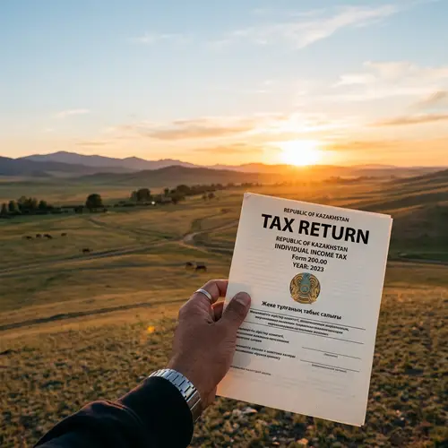 Tax Return in Kazakhstan: Financial Duties Amid Nature's Tranquility