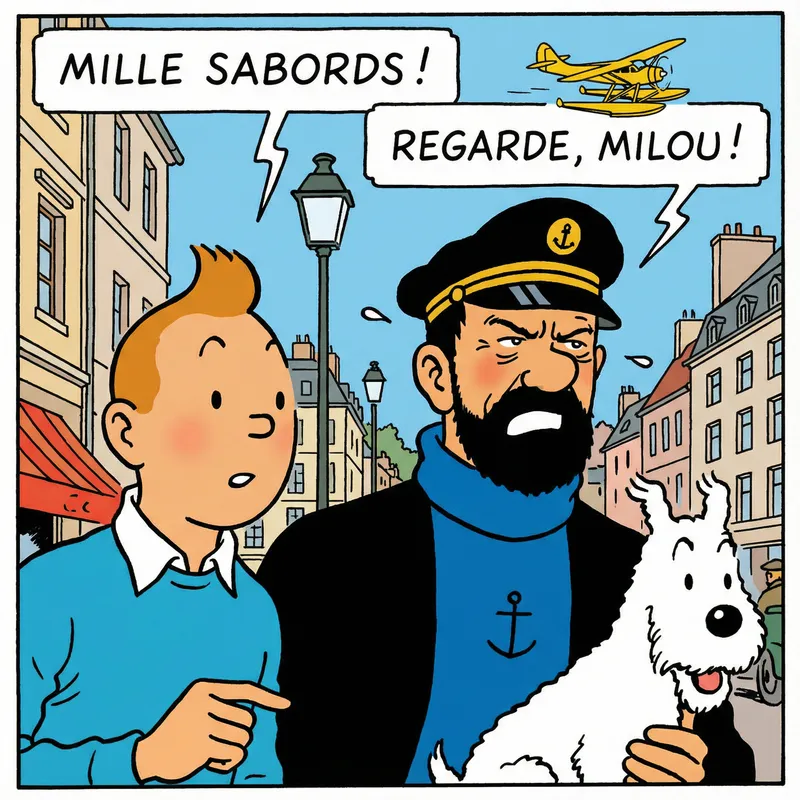 Transform Photos into Tintin Art Style