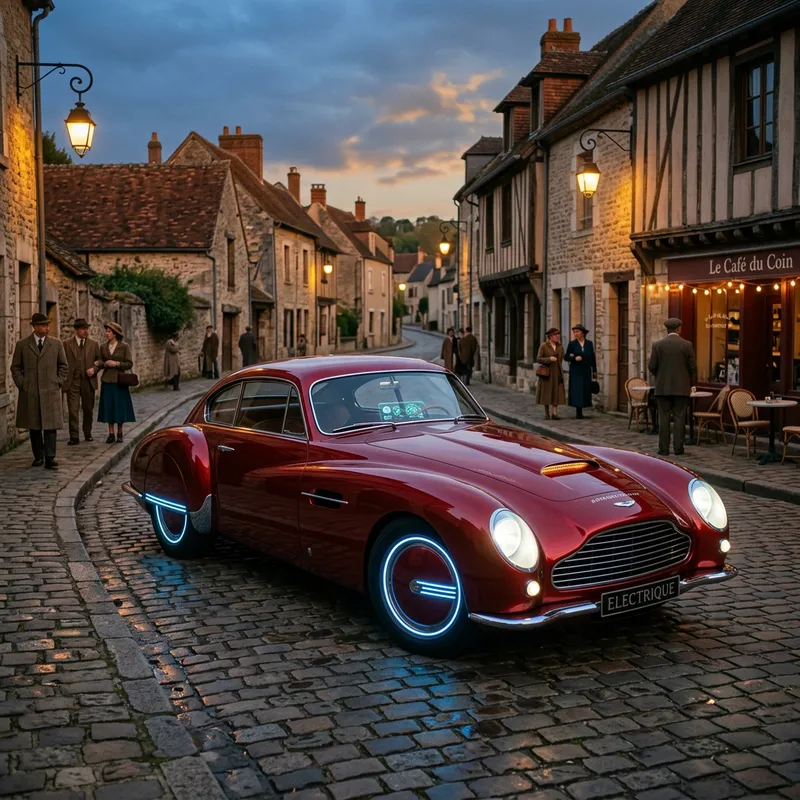 Vintage Car: A Retro-Futuristic Marvel