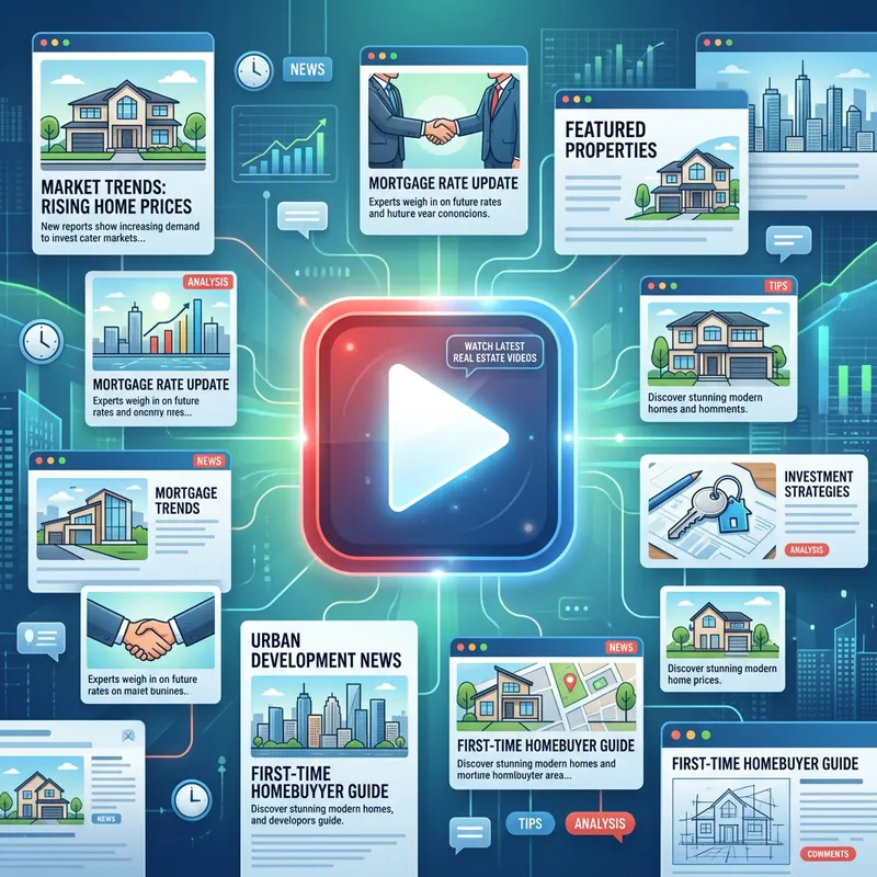 Play Button for Real Estate News | Trending Property Updates Play Button for Real Estate News | Trending Property Updates