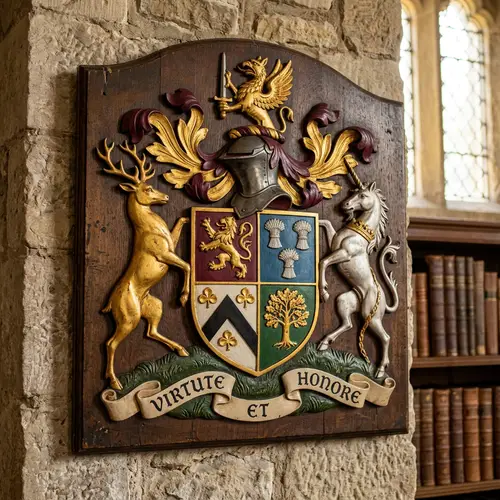 Explore Family Crests and Heraldry Art