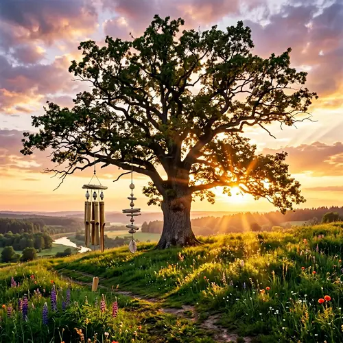 Spiritual Tranquility in Nature's Embrace