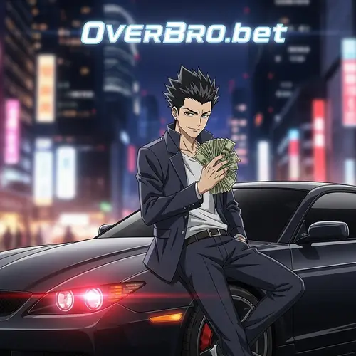 Anime Guy with Money and Car | OverBro.bet
