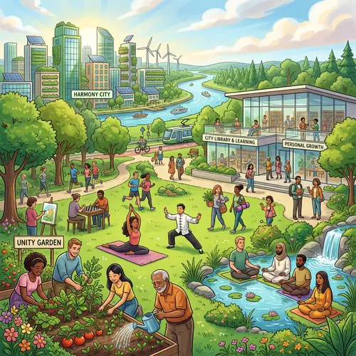 Harmonious World: Self-Care and Personal Growth Activities for Diverse Individuals