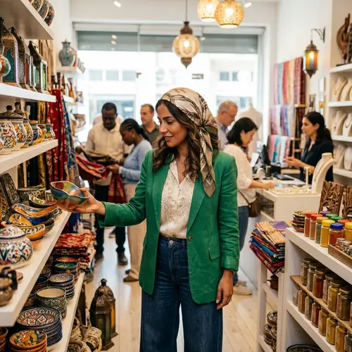 Colorful Merchandise in Well-Lit Store | Shopping Experience