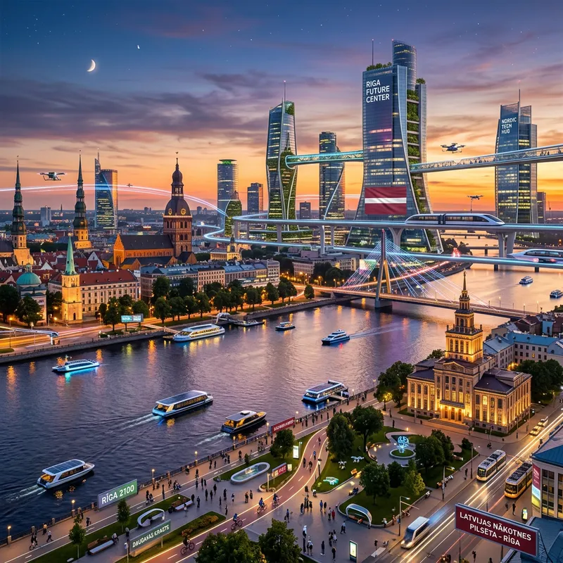 Explore the Futuristic City of Latvia