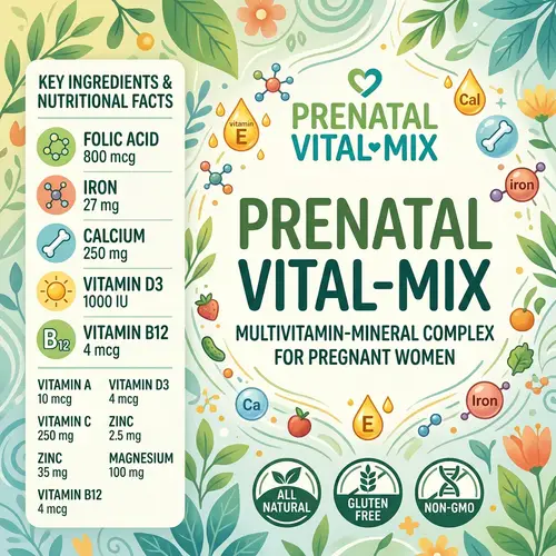 Premium Prenatal Multivitamin-Mineral Complex for Expecting Mothers