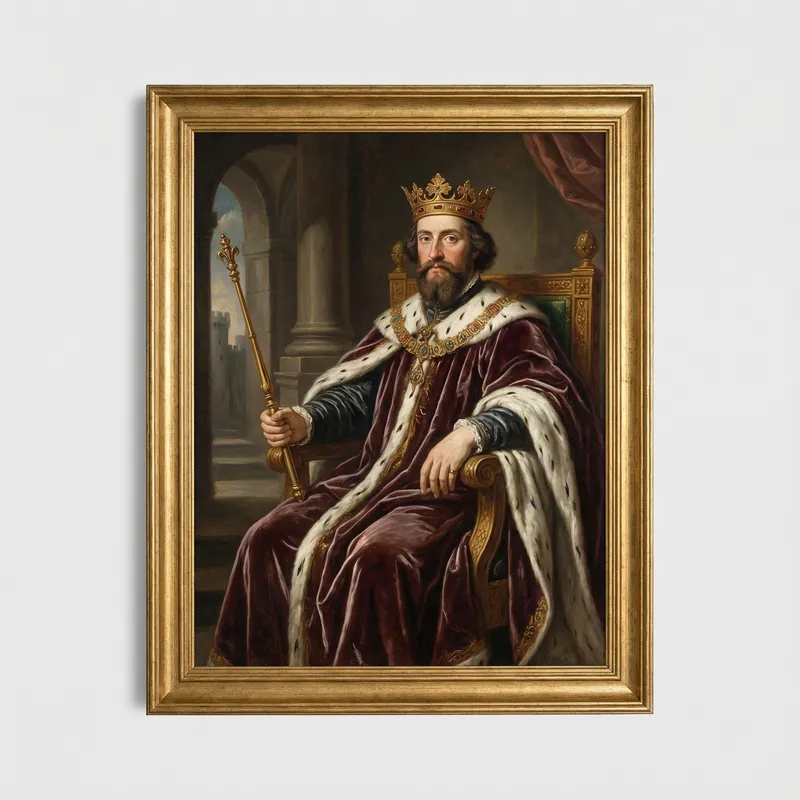 Transform Him Into a King in Art