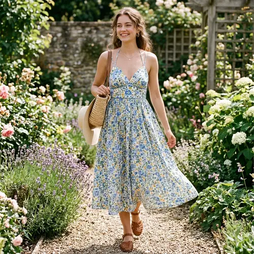 Stylish Summer Dress with Triangular Top