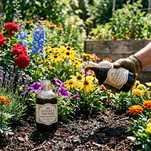 Organic Liquid Fertilizer for Vibrant Flowers
