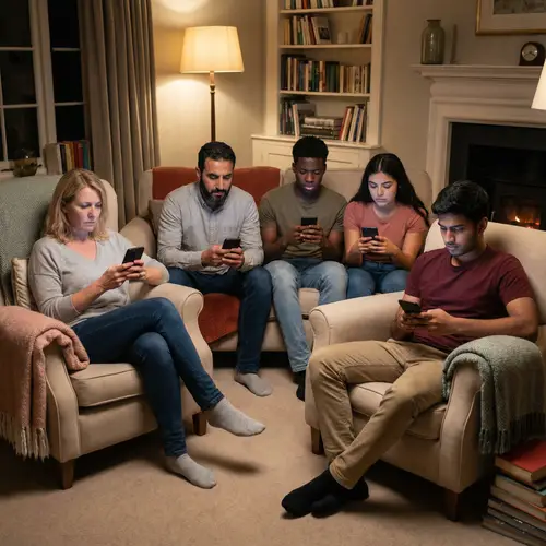 Diverse Family at Home: Multicultural Parents and Kids Online