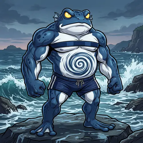 Poliwrath in Swim Trunks: The Hypnotic Champion
