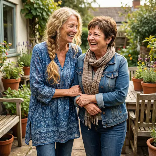 Celebrating Friendship: Two Women in Their 60s