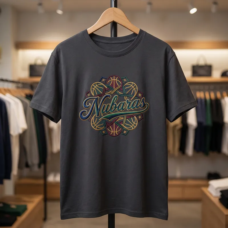 Elegant Multicolor Nubaras Basketball T-Shirt Elegant Multicolor Nubaras Basketball T-Shirt