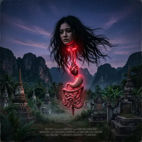 Female Nocturnal Spirit: Asian Folklore Image