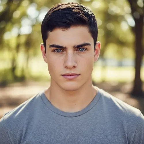 Hyper Realistic Masculine Teenage Boy