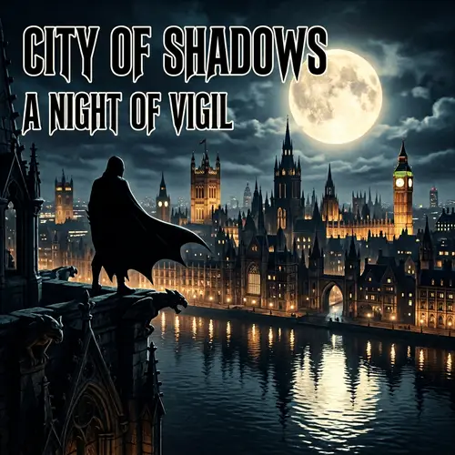 Gothic City Skyline | Full Moon Reflection | YouTube Video