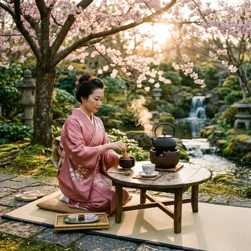 Japanese Tea Ceremony: Serene Afternoon Delight