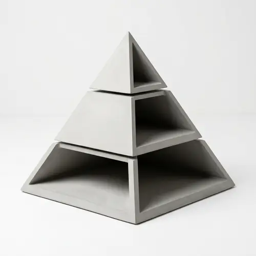 3-Dimensional Pyramid Design | Geometric Structure Visualized