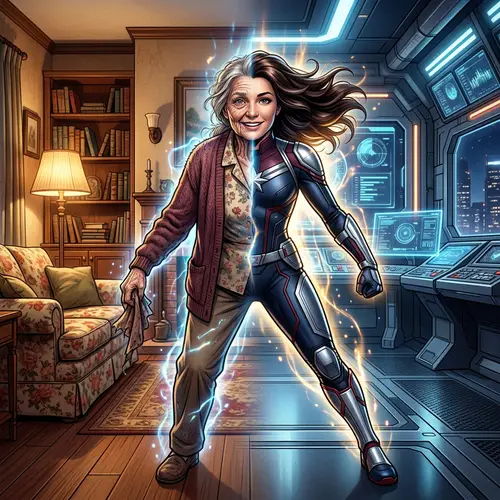 DC Granny Rejuvenation | Superhero Comics Inspired Character Transformation